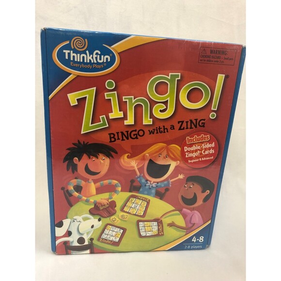ThinkFun Zingo Bingo Award Winning Preschool Game for Age 4 & up - Picture 1 of 3